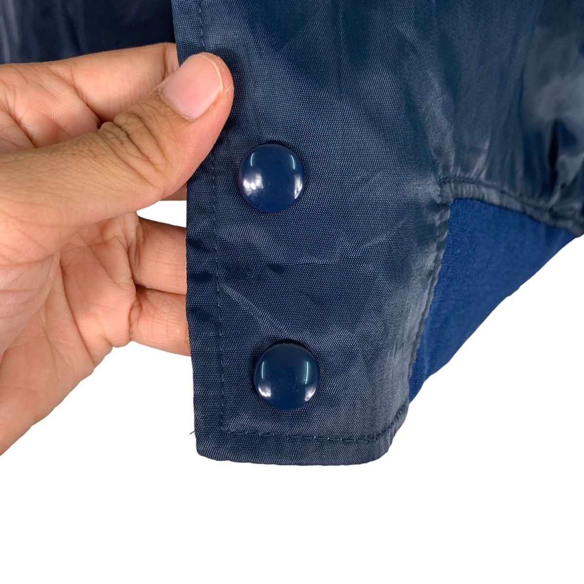 Japanese Brand JAPAN LEAGUE Big Logo Reversible Coach Jacket #0848-C38 Size US L / EU 52-54 / 3 - 14 Thumbnail