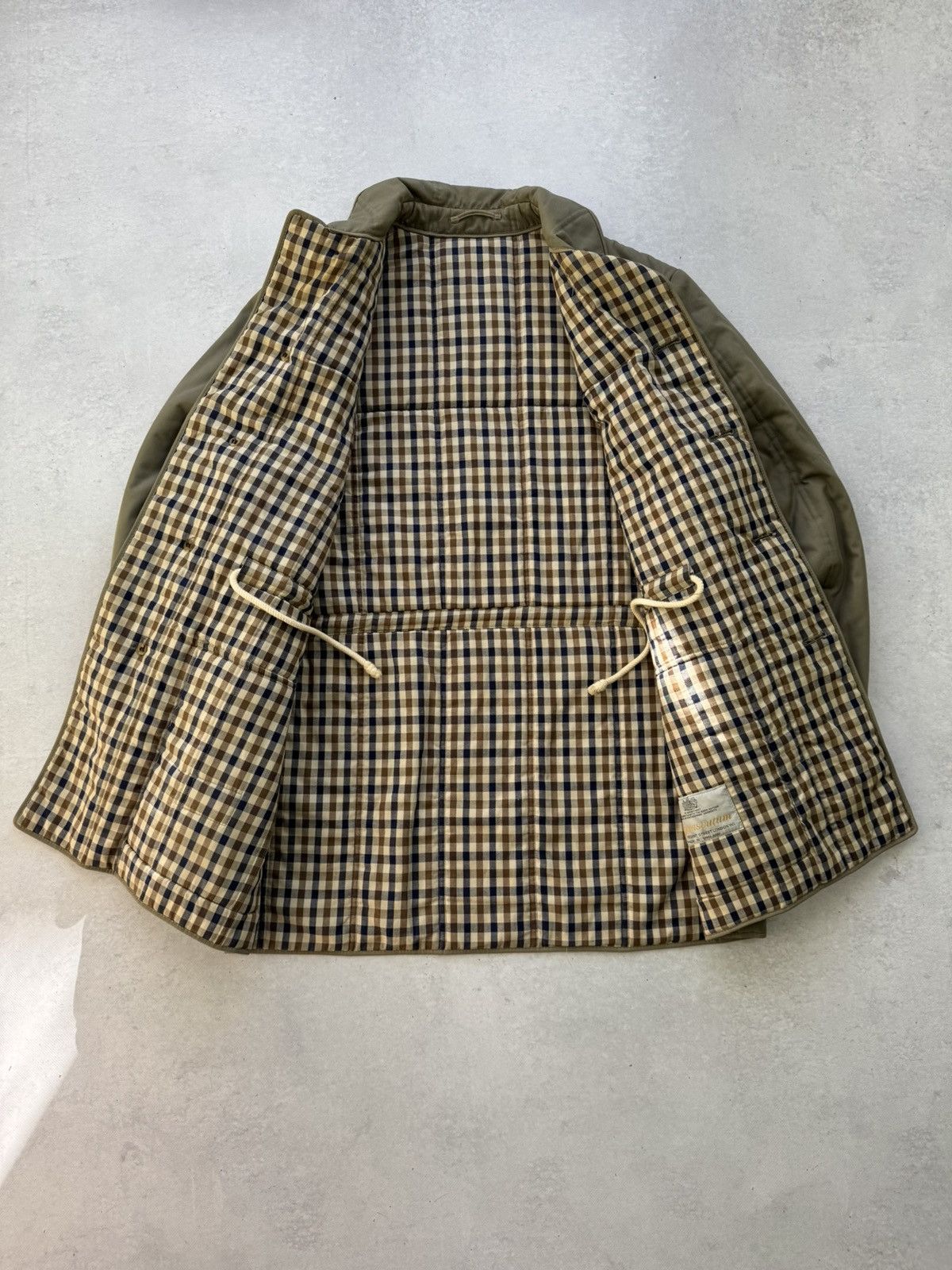 Aquascutum Aquascutum Quilted Short Coat Green Vintage Size US XL / EU 56 / 4 - 6 Thumbnail