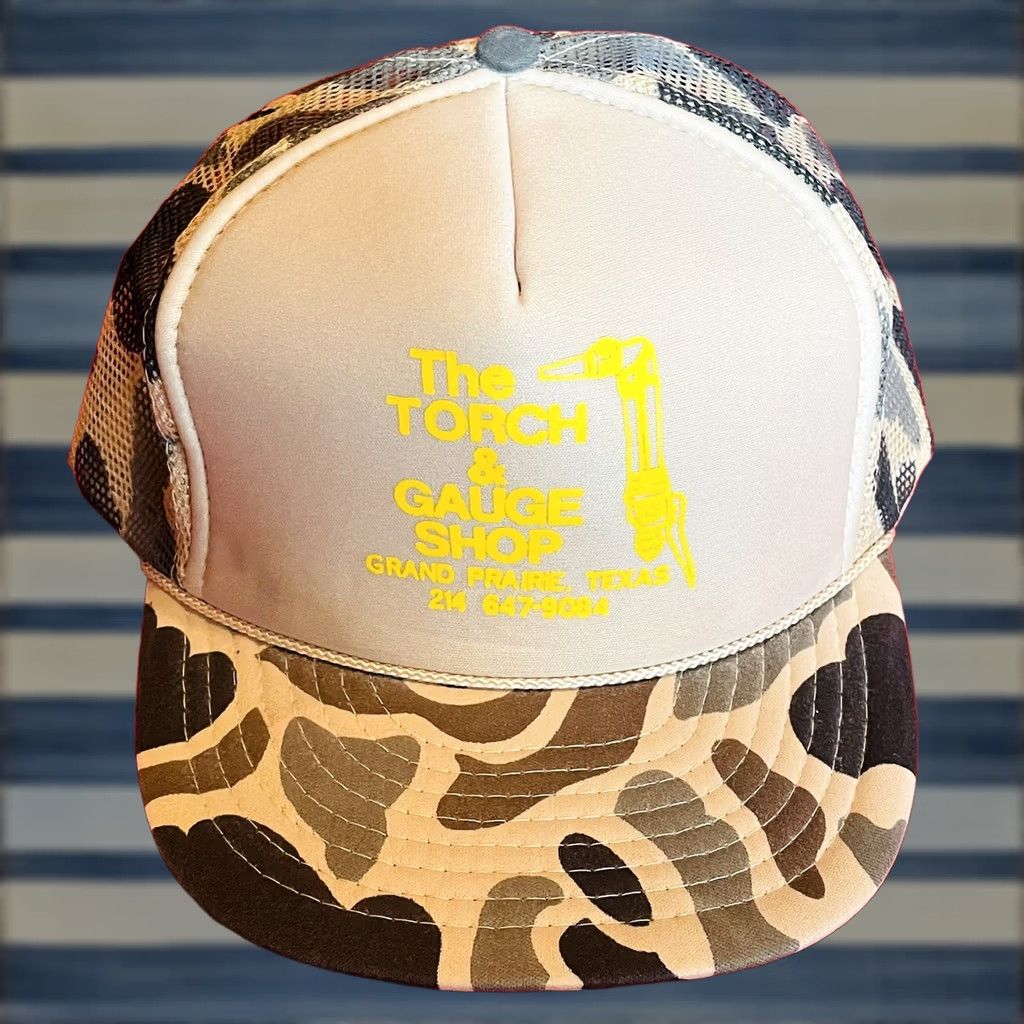 Vintage VINTAGE HaT Brown Camo Baseball Hat Cap Adjustable Snapback Men’s The Torch & Gauge Shop Cap Casual Adjustable Hat Brown Camo Men’s Cap Size ONE SIZE - 1 Thumbnail