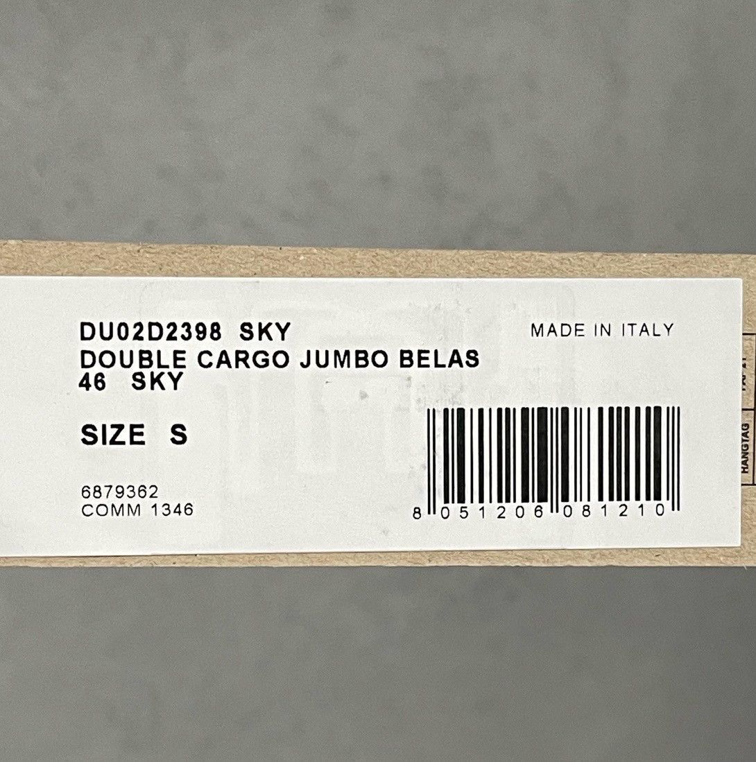 Rick Owens Drkshdw NEW | FW24 PORTERVILLE DOUBLE CARGO JUMBO BELAS SKY Size US 32 / EU 48 - 4 Thumbnail