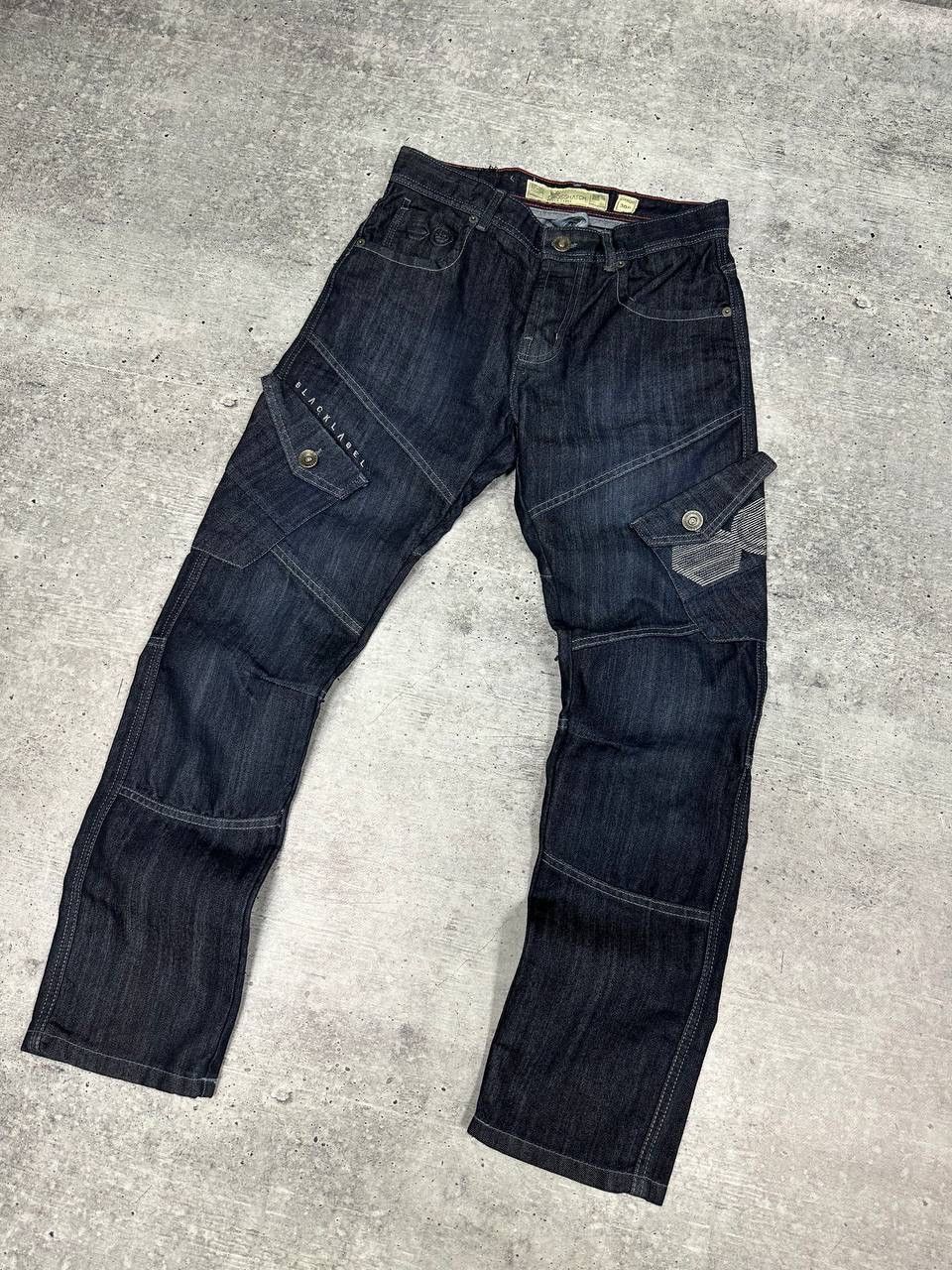 Japanese Brand × Vintage Vintage Denim Cross Hatch Cargo Japanese Pants Size US 30 / EU 46 - 5 Thumbnail