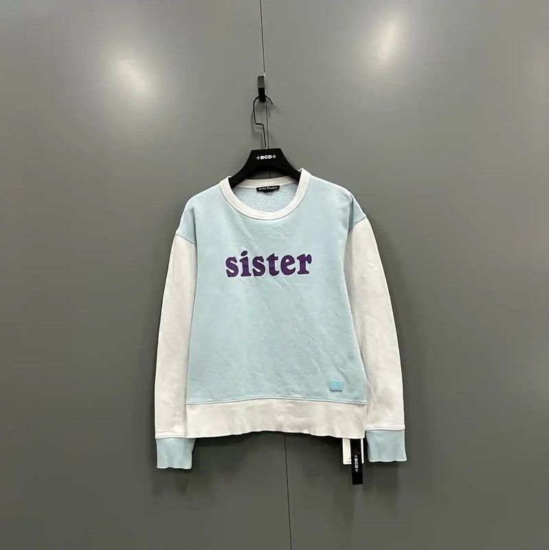 Acne Studios Acne Studios Color Block Short Sleeve Sweatshirt Size XS / US 0-2 / IT 36-38 - 1 Thumbnail