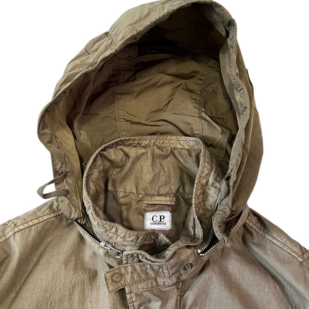 C.P. Company C.P. COMPANY Garment Dyed Multi-Pocket Cargo Jacket - Khaki Size US M / EU 48-50 / 2 - 2 Thumbnail