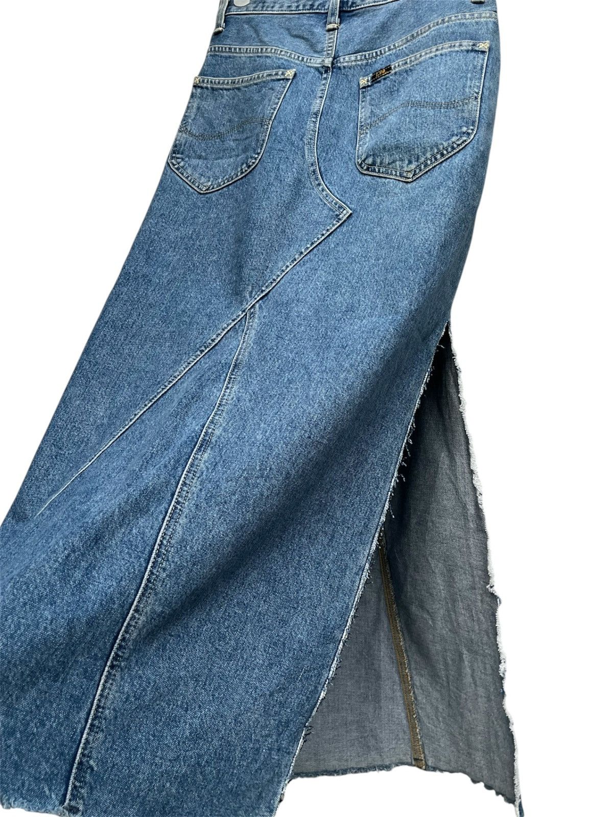 Lee Vintage Lee Riders Japan Denim Skirt Size 27" / US 4 / IT 40 - 6 Thumbnail