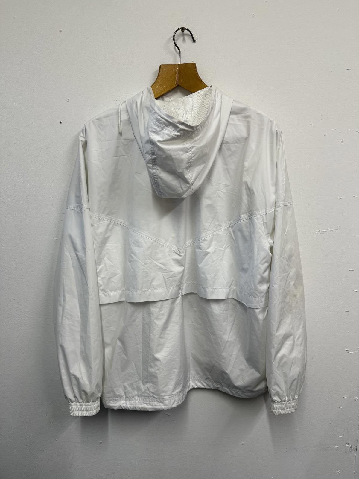 Nike Nike White Lightweight Hooded Windbreaker Jacket XS Size US XS / EU 42 / 0 - 4 Thumbnail