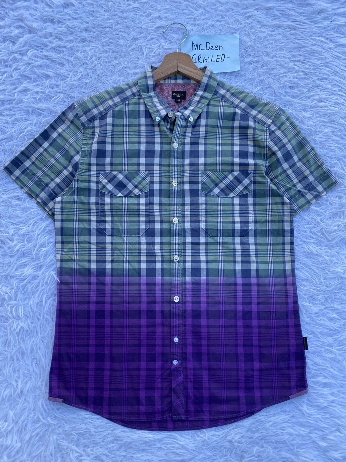 Paul Smith Rare Paul Smith Checkered Buttons Up Shirt Size US M / EU 48-50 / 2 - 1 Thumbnail