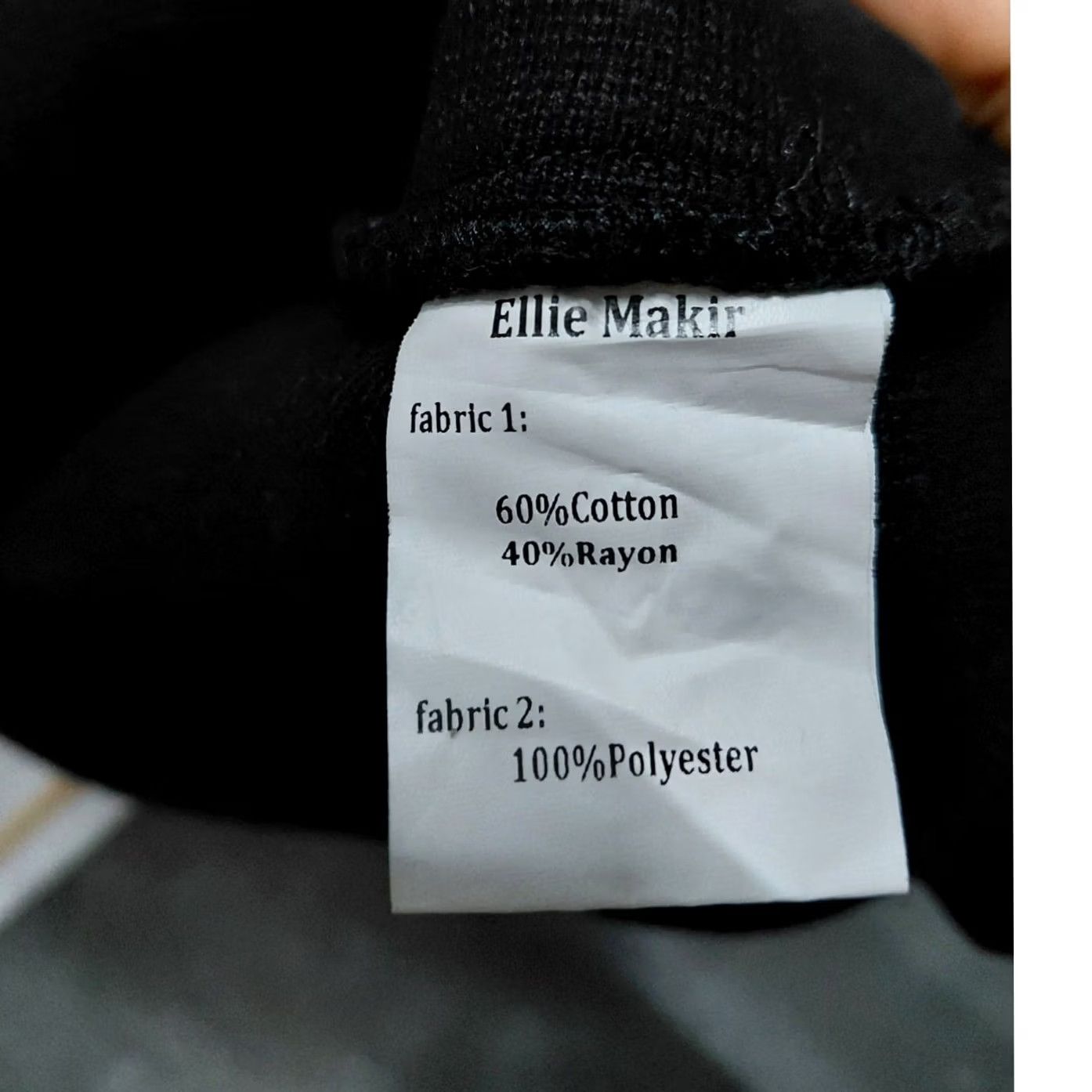 Vintage Ellie Makir New York Black Knit Dress Fit & Flare Half Zip XS Women Size XS / US 0-2 / IT 36-38 - 6 Thumbnail