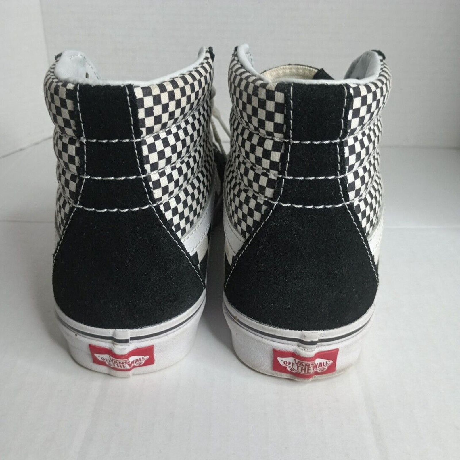 Vans Vans Sk8 Hi Mix Black White Sneakers Mens 7 Womens 8.5 Check Size US 7 / EU 40 - 4 Thumbnail