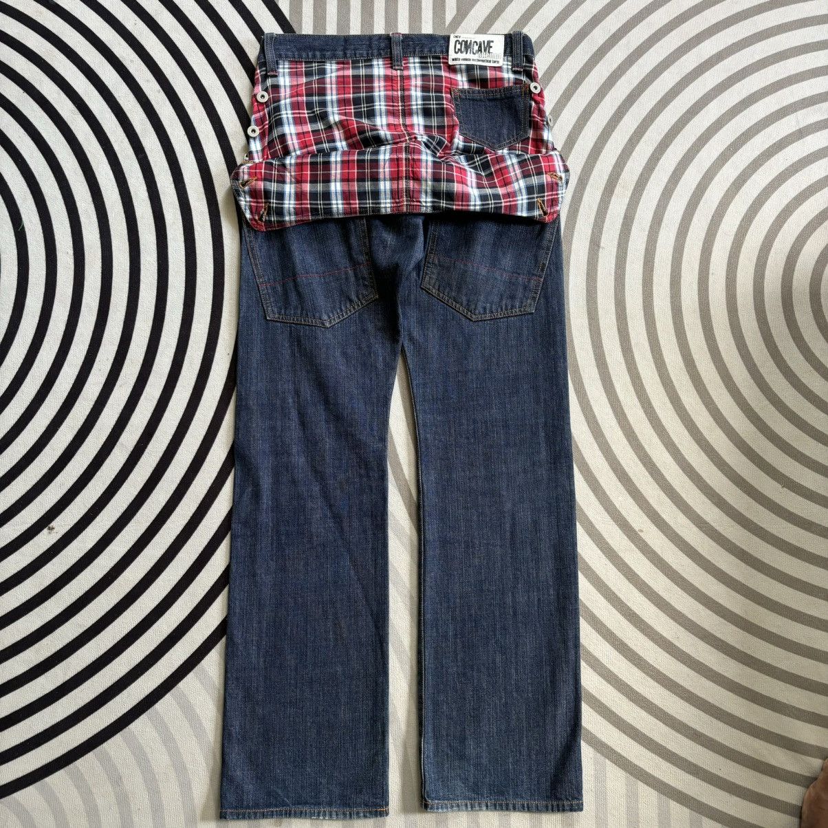 Japanese Brand × Vintage Vintage CNCV Concave Attempt Japanese Denim Jeans Size US 31 - 1 Thumbnail