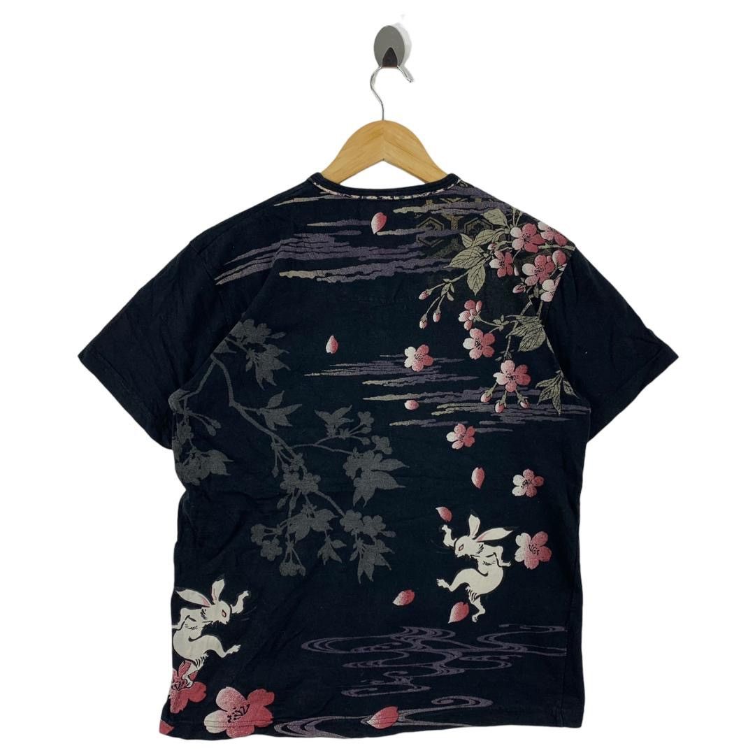 Bullet Noise × Japanese Brand Vintage BULLET NOISE japan culture overprint sukajan tee Size US M / EU 48-50 / 2 - 1 Thumbnail