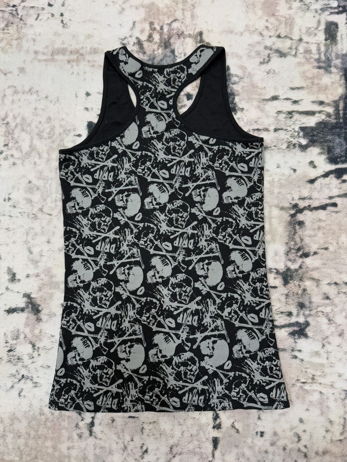 Japanese Brand Banana Trip Skull Overprint Tank Top Shirt Size US XS / EU 42 / 0 - 9 Thumbnail