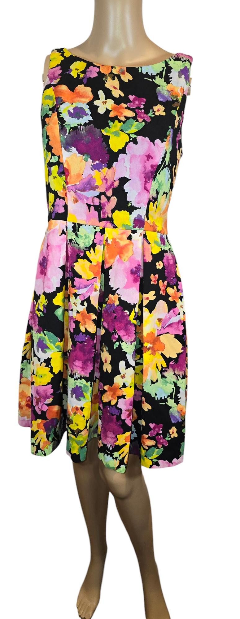 Designer Floral Print Dress by The Limited - Size 2 Size XS / US 0-2 / IT 36-38 - 1 Thumbnail