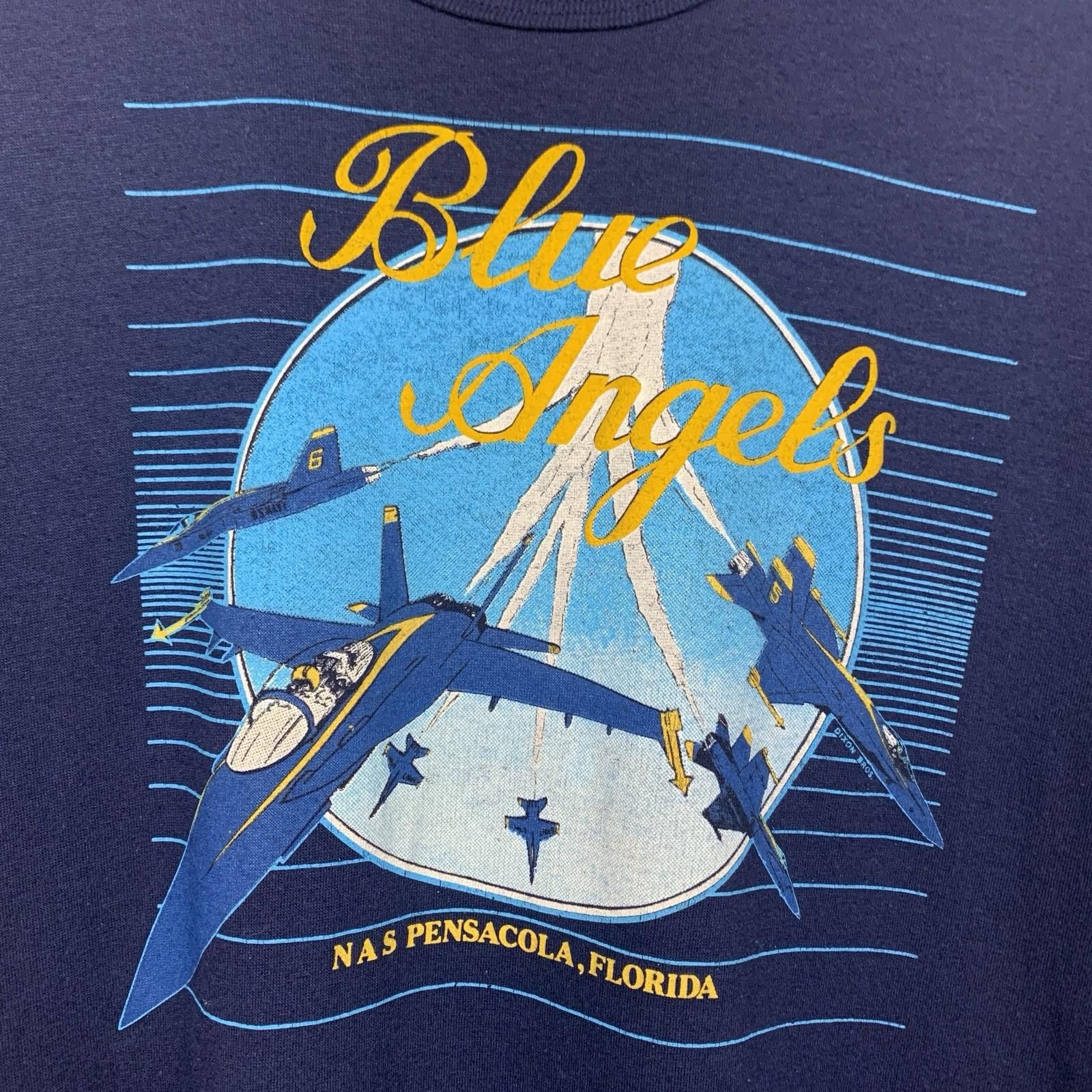 Other Vintage 90s Blue Angels Pensacola Florida US Navy T Shirt XL Size US XL / EU 56 / 4 - 2 Thumbnail