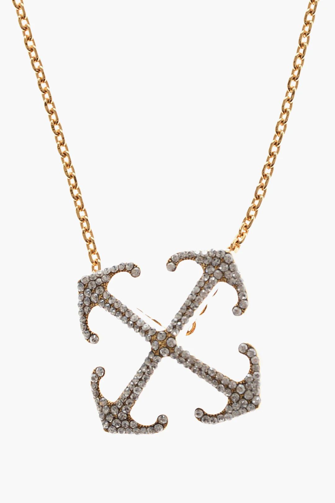 Off-White og1mm0426 Size: OS / Gold-Effect Brass Necklace in Gold Size ONE SIZE - 2 Thumbnail