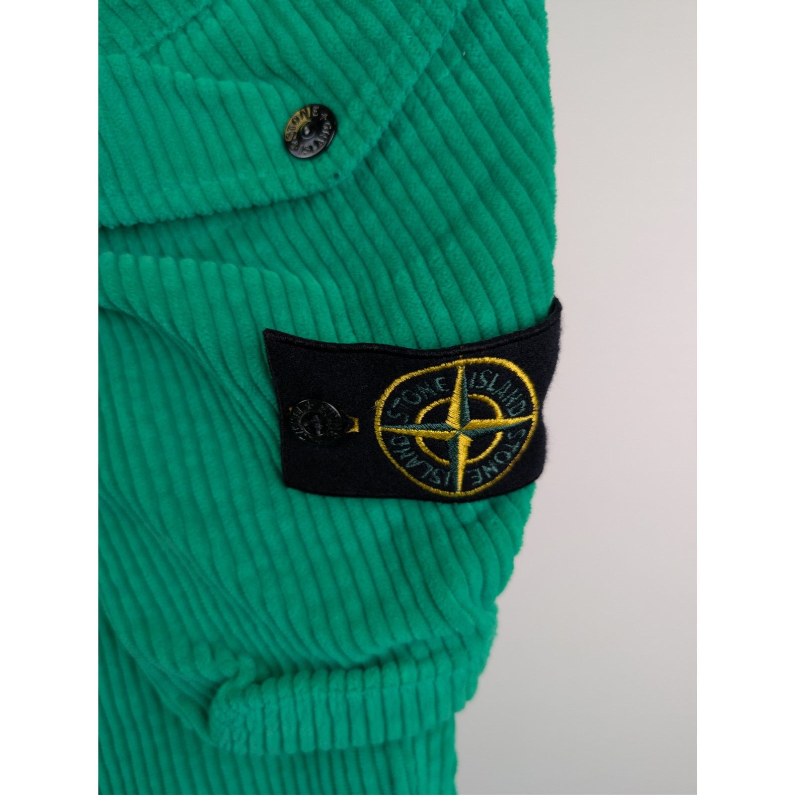 Stone Island o1rshd1 Pantalone Regular Junior corduroy cargo trousers Size US 33 - 9 Thumbnail