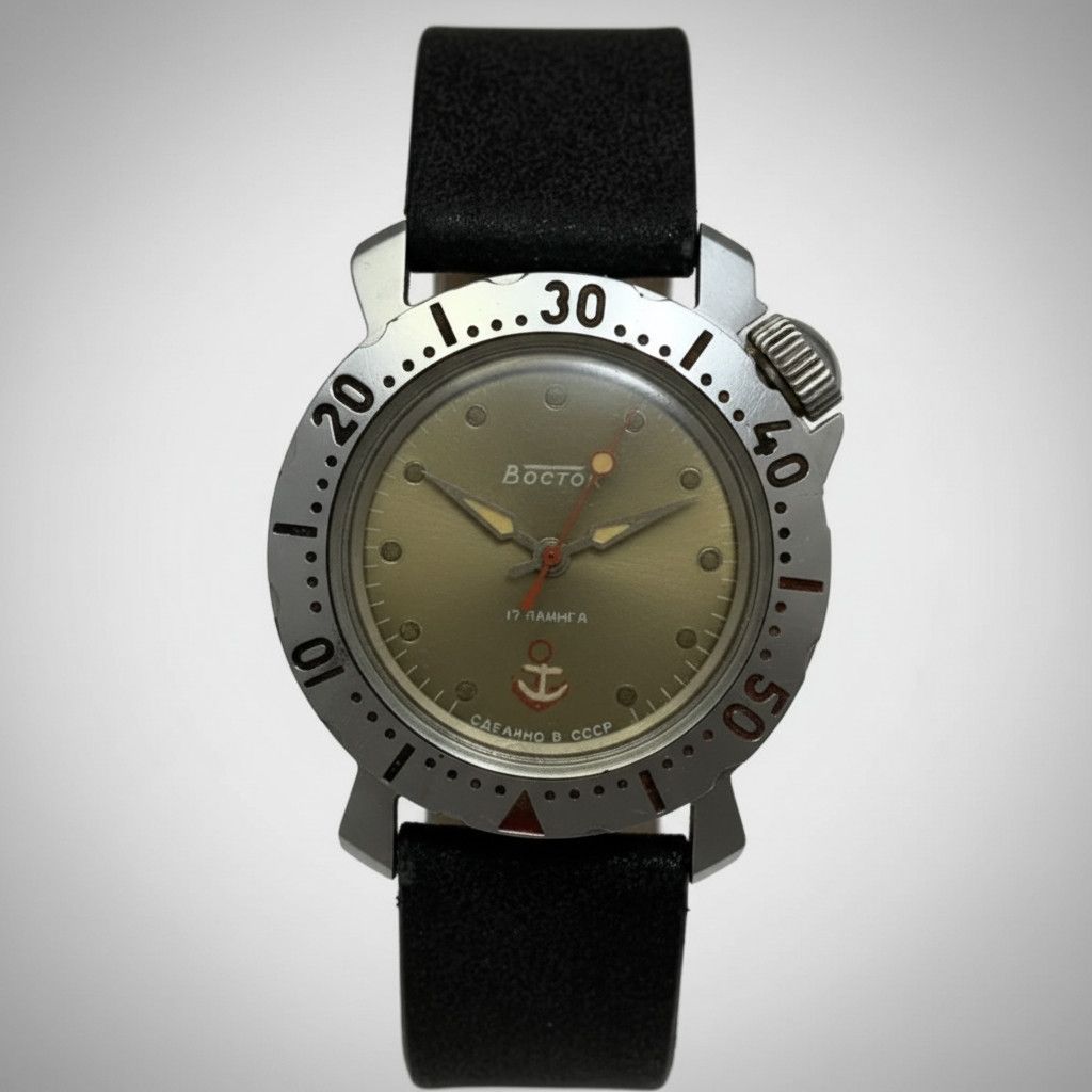 Vintage Vintage Komandirskie Youth Wristwatch USSR Mechanical 17J Size ONE SIZE - 2 Thumbnail