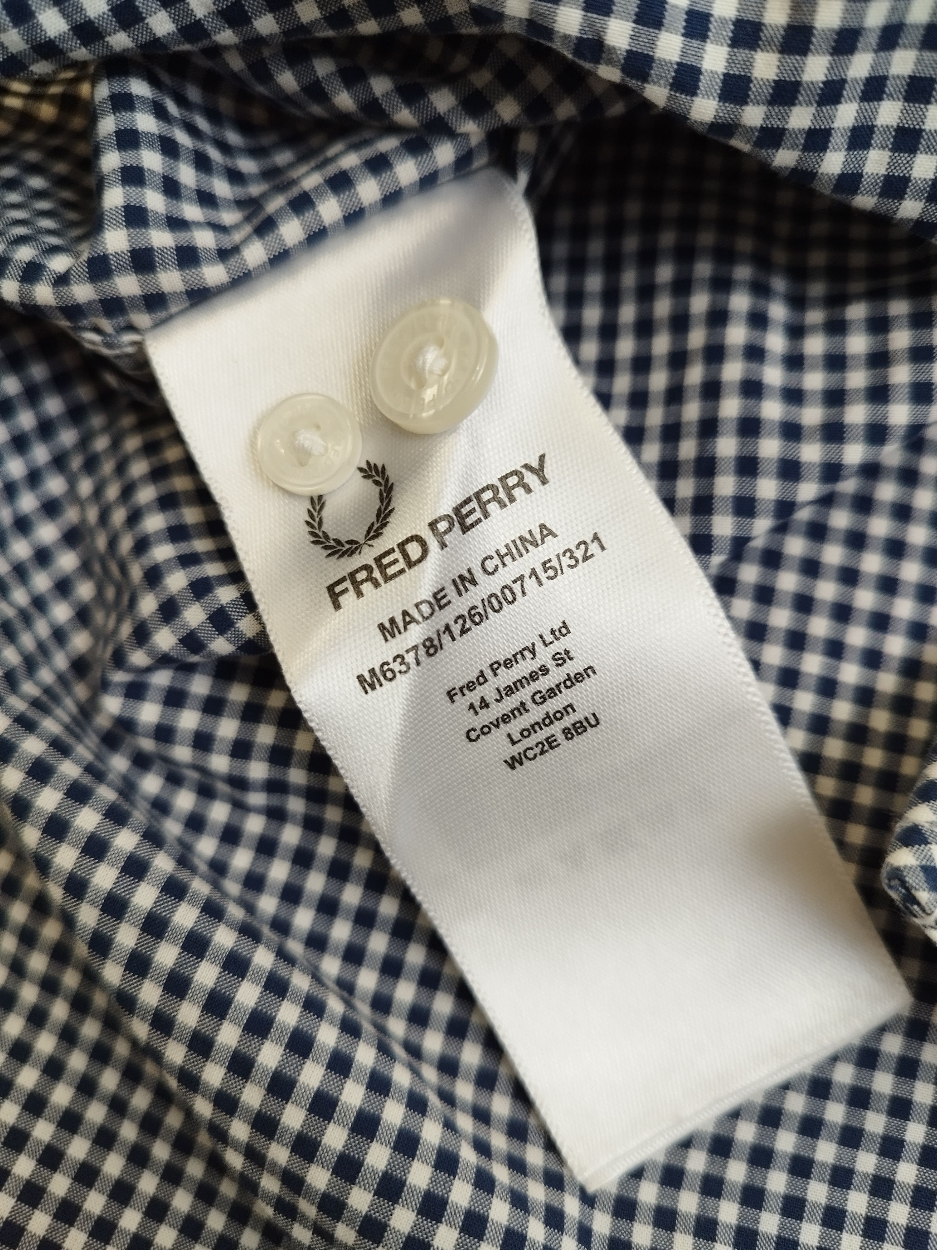 Fred Perry Fred Perry Button-Down Short Sleeve plaid Shirt mens S size Size US S / EU 44-46 / 1 - 13 Thumbnail