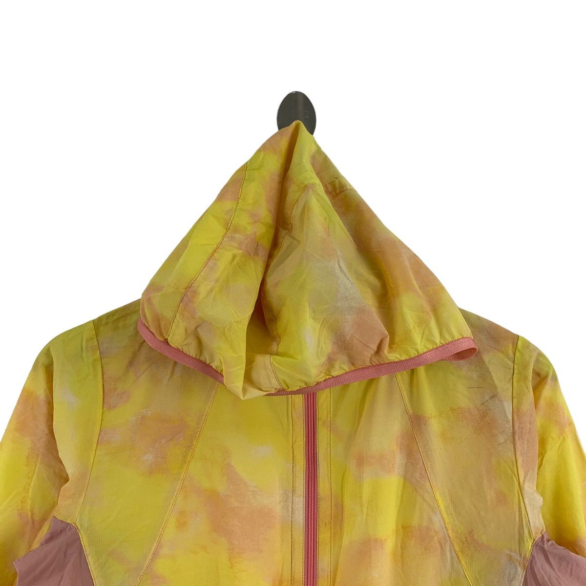 Anime ANIMA Overprint Design Yellow Hooded Windbreaker Light Size S / US 4 / IT 40 - 2 Thumbnail