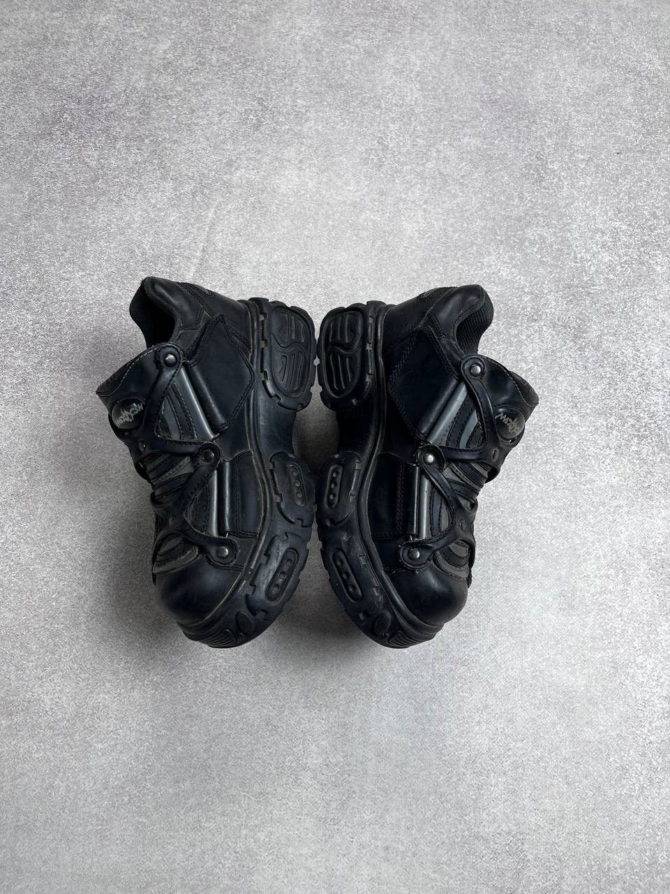 Japanese Brand × Vintage Vintage New Rock Style Avantgarde Grunge Leather Shoes Y2K Size US 8 / IT 38 - 9 Thumbnail
