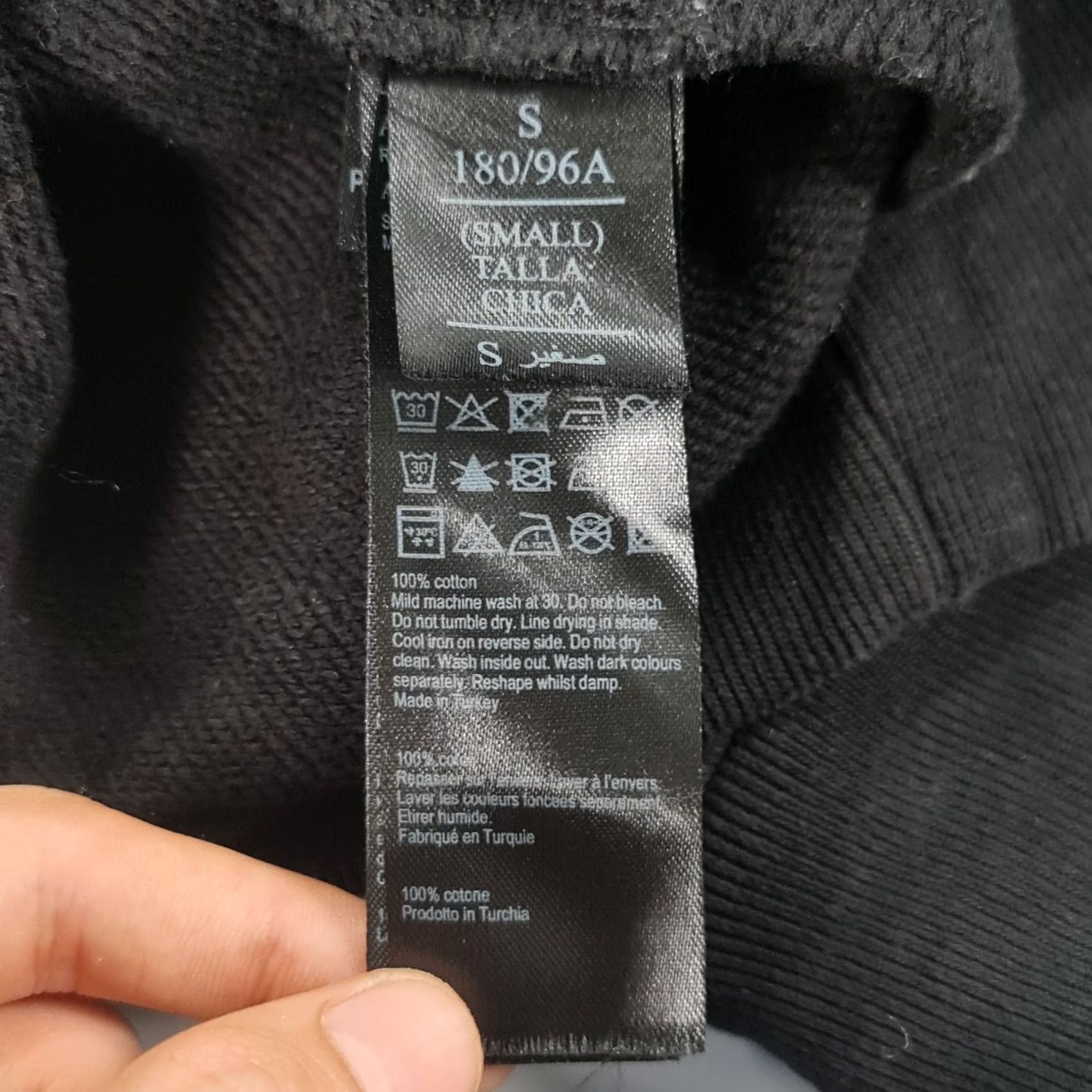 Allsaints AllSaints Hoodie Mens S Black State OTH Pullover Cotton Size US S / EU 44-46 / 1 - 7 Thumbnail