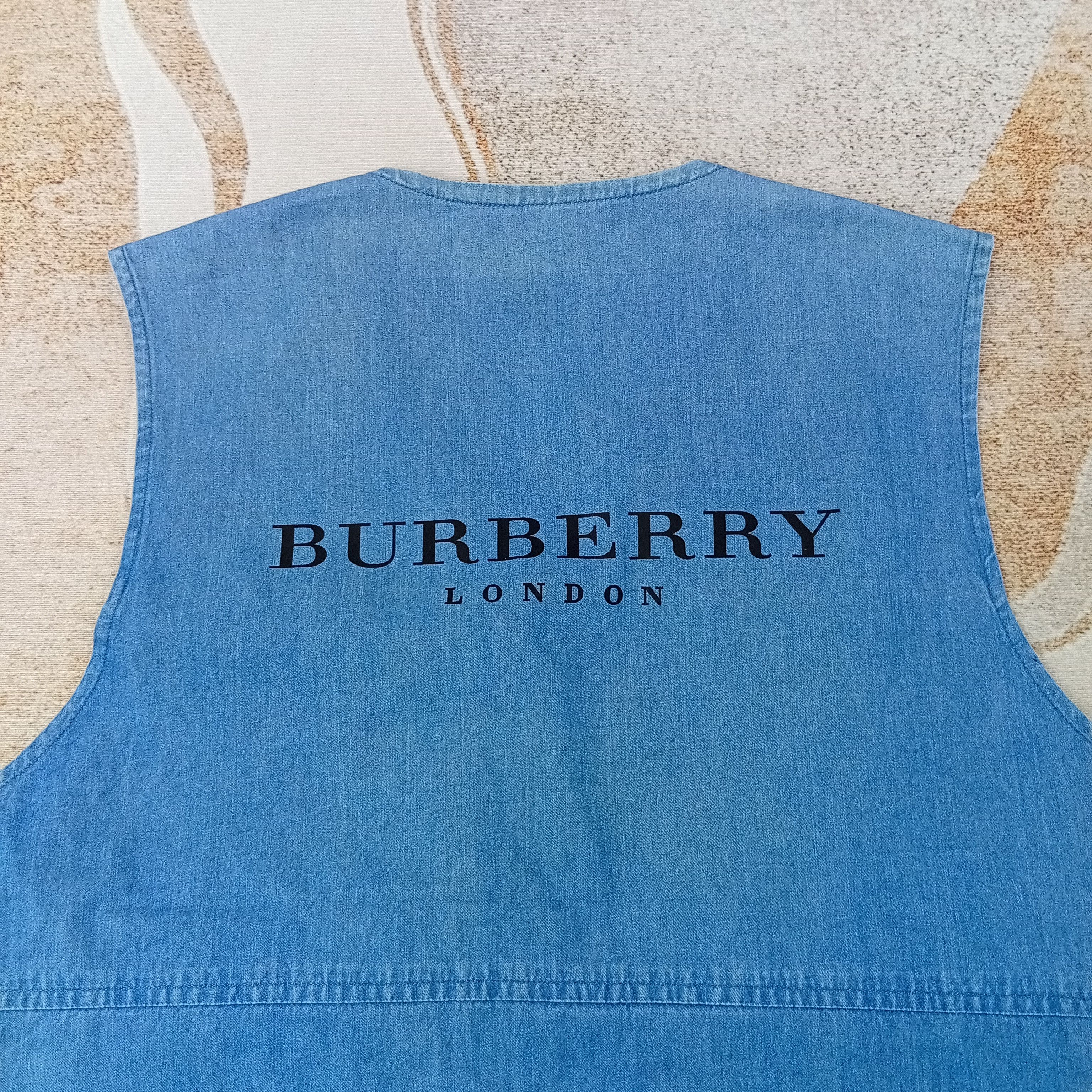 Burberry Burberry London Designer Denim Vests C259N46 Size US M / EU 48-50 / 2 - 7 Thumbnail