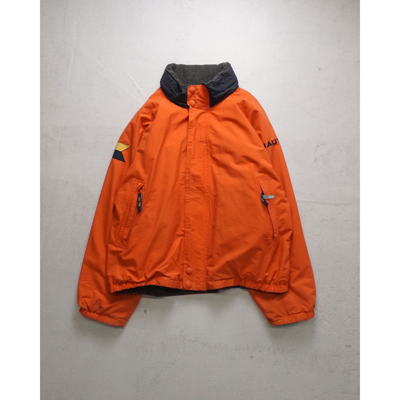 Nautica Vintage 90s Nautica Orange Lightweight Jacket - Men's 2XL Size US XXL / EU 58 / 5 - 1 Thumbnail