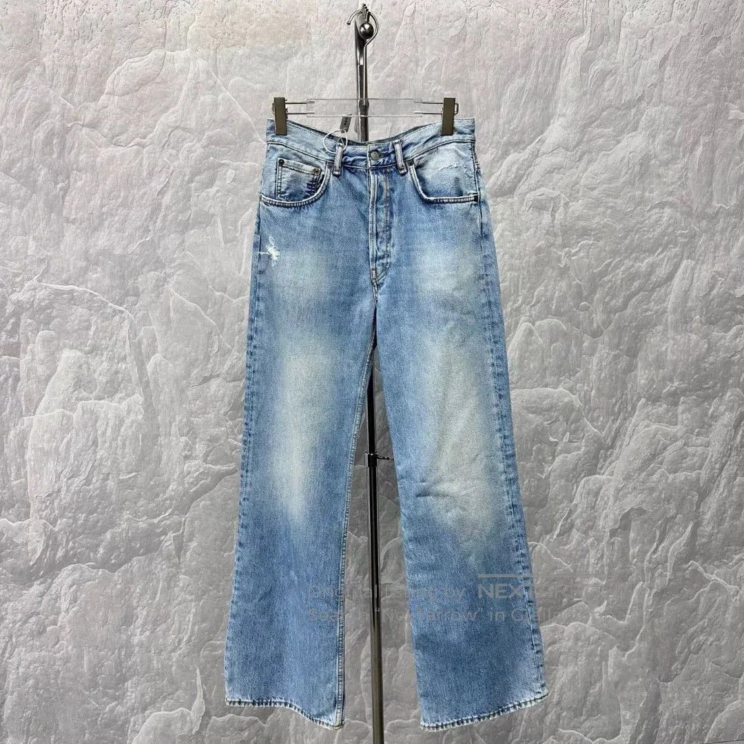 Acne Studios acne studios loose-fit distressed denim pants. Size US 32 / EU 48 - 1 Thumbnail
