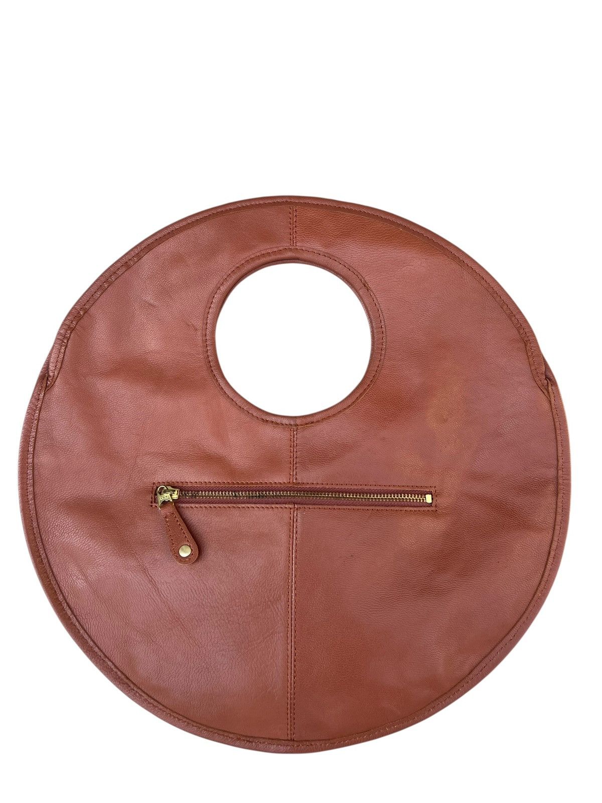 Leather Kununurra Sheep leather Round Bag Size ONE SIZE - 6 Thumbnail