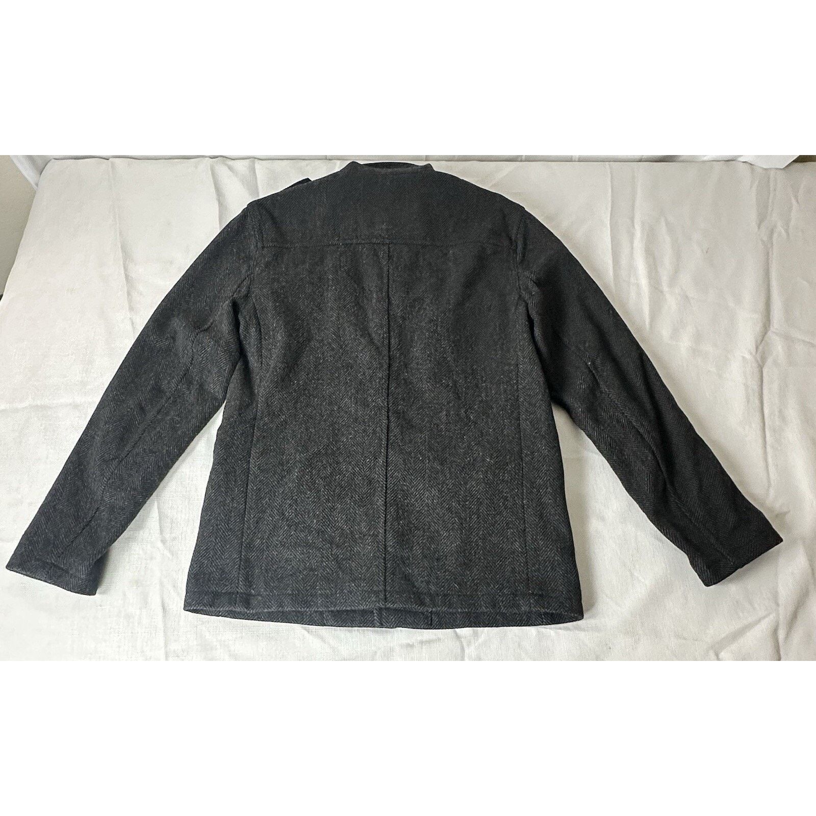 Ben Sherman Ben Sherman Military Utility Wool Blend Jacket Herringbone S Size US S / EU 44-46 / 1 - 4 Thumbnail