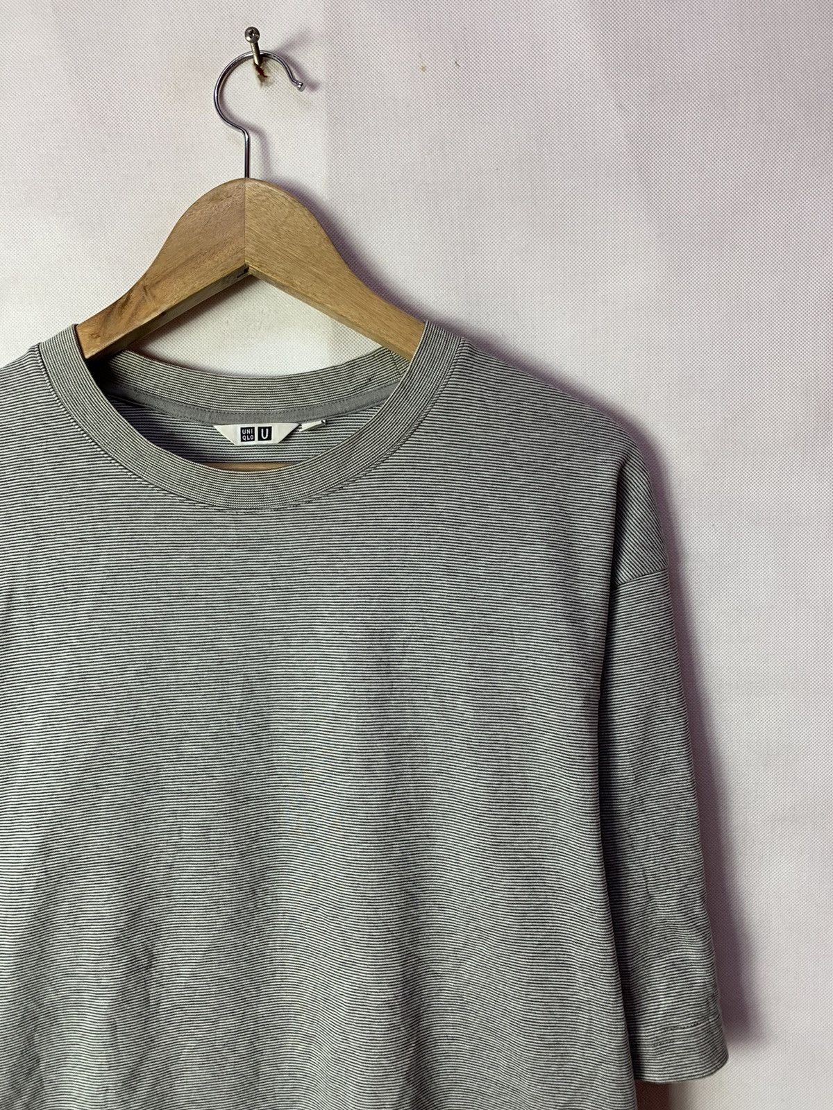 Japanese Brand × Lemaire × Uniqlo 🔥Uniqlo U Lemaire Stripes Airism Tee Essentials Size US L / EU 52-54 / 3 - 2 Thumbnail
