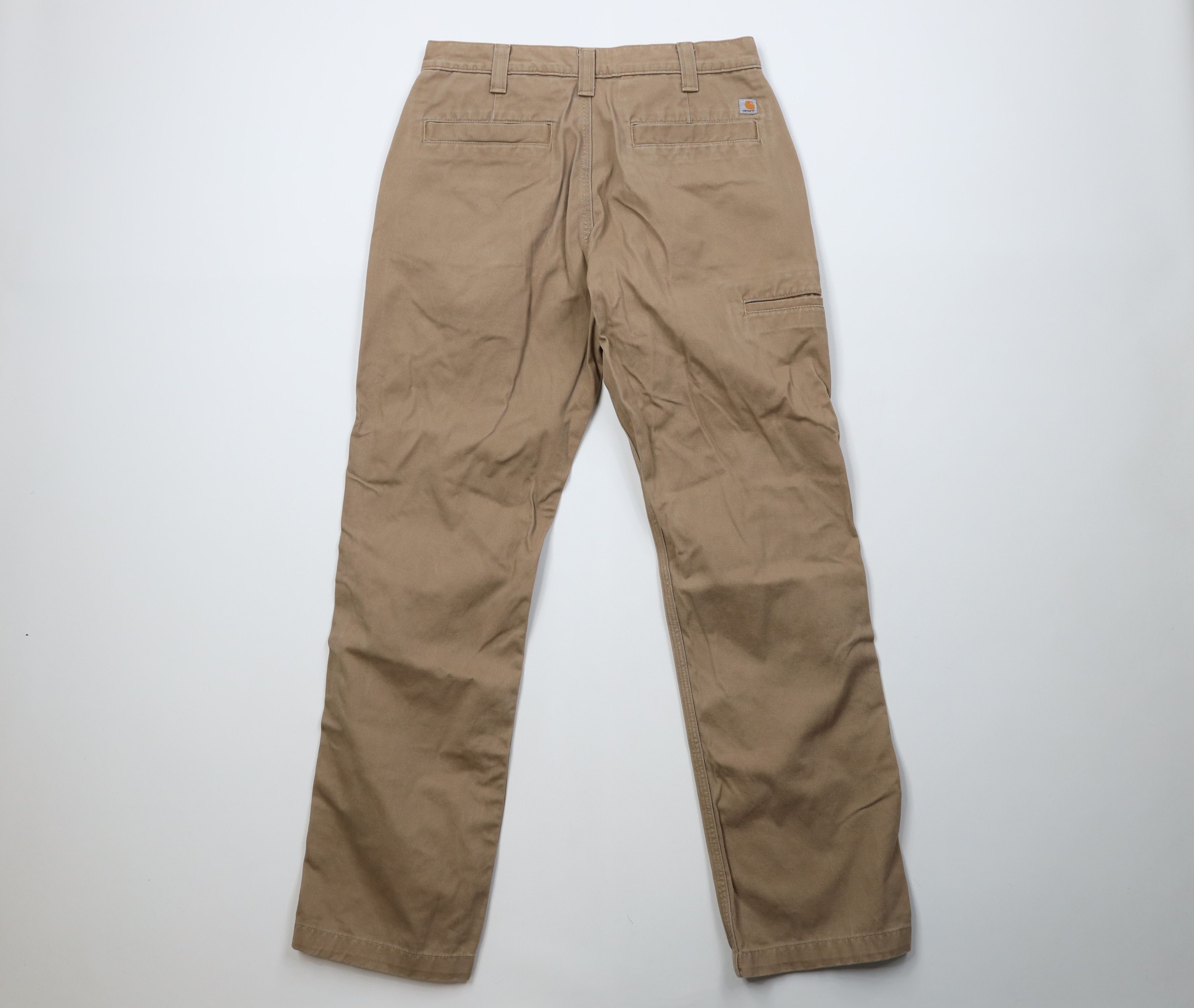 Carhartt Vintage Y2K Carhartt Leg Workwear Pants Beige Cotton Size US 34 / EU 50 - 8 Thumbnail