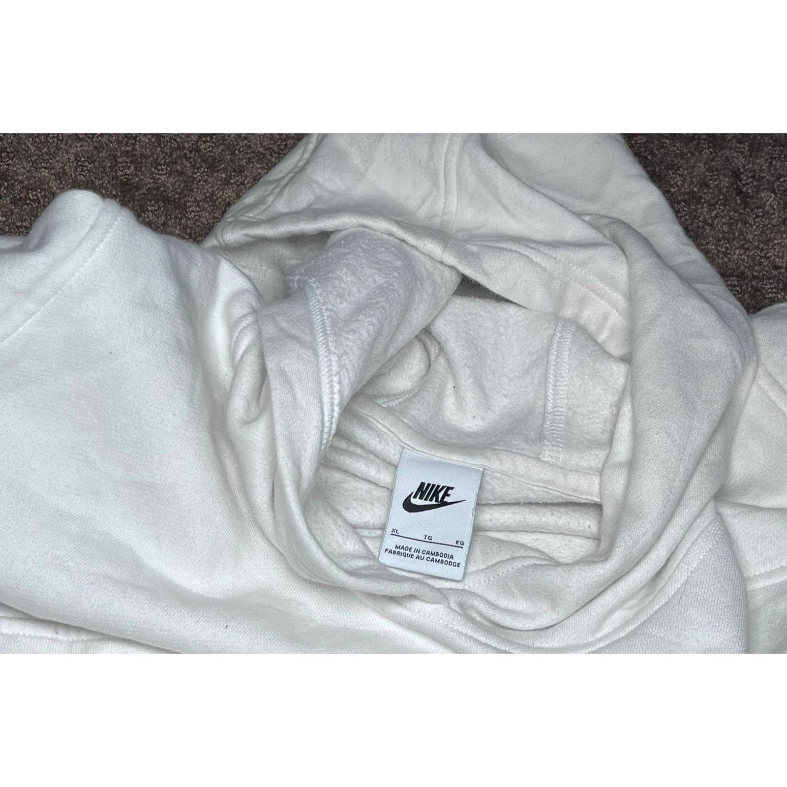 Nike 👟 Nike Embroidered Mini Swoosh Hoodie –With Size L Size US L / EU 52-54 / 3 - 3 Thumbnail
