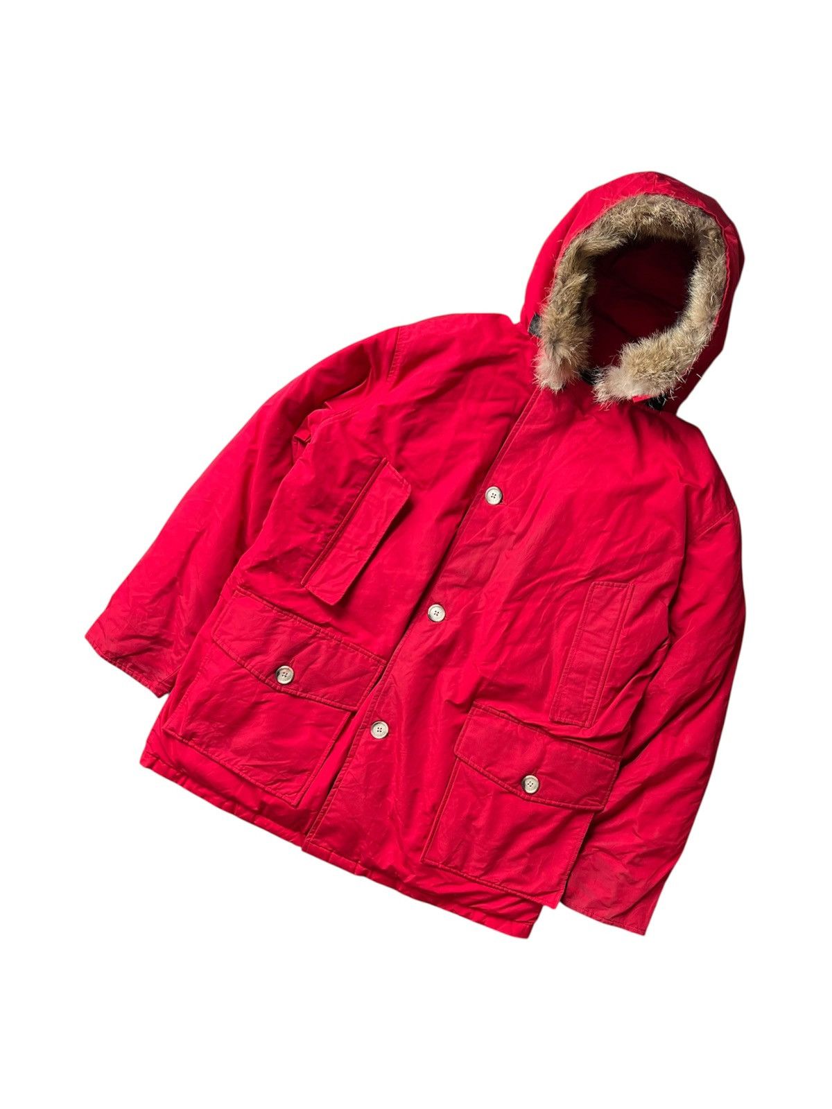 Woolrich Woolen Mills Woolrich Artic Parka John Rich & Bros Down Filled Jacket Size US XL / EU 56 / 4 - 2 Thumbnail