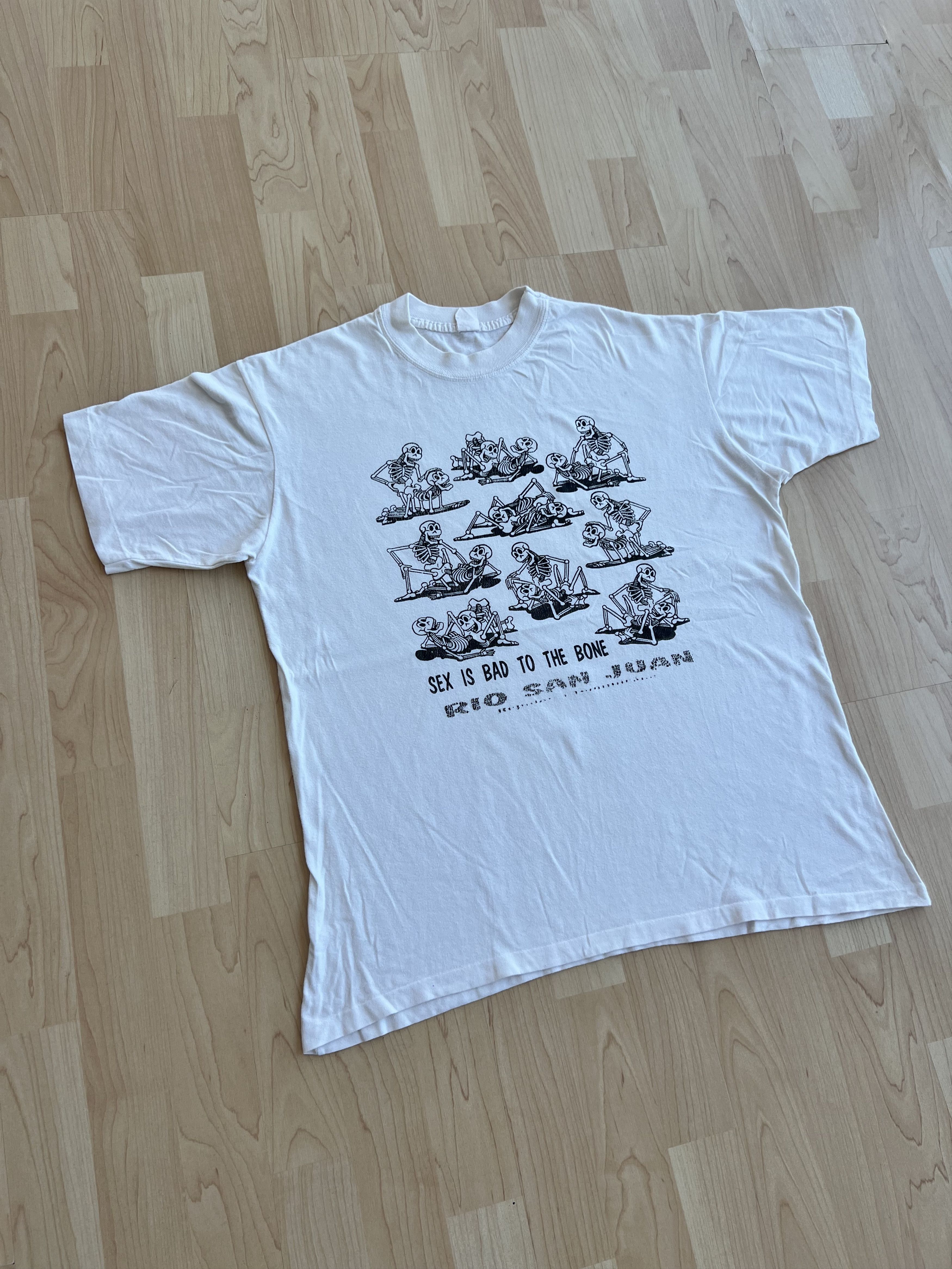 Vintage Vintage Sex is Bad to the Bone Rio San Juan T Shirt Size US L / EU 52-54 / 3 - 2 Thumbnail