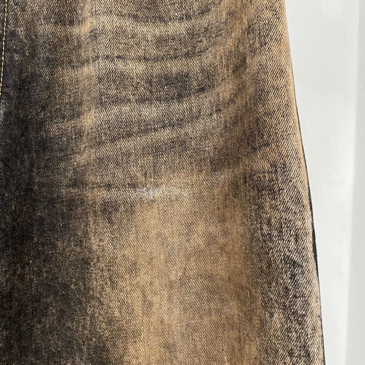 Le Grande Bleu (L.G.B.) L.G.B Rabbit Wide Leg Rusty Black Oversized Jeans Size US 31 - 6 Thumbnail