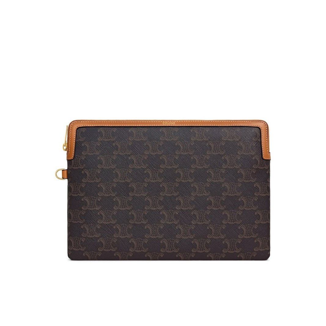 Celine CELINE $750 Tan Small Pouch Bag New Size ONE SIZE - 3 Thumbnail