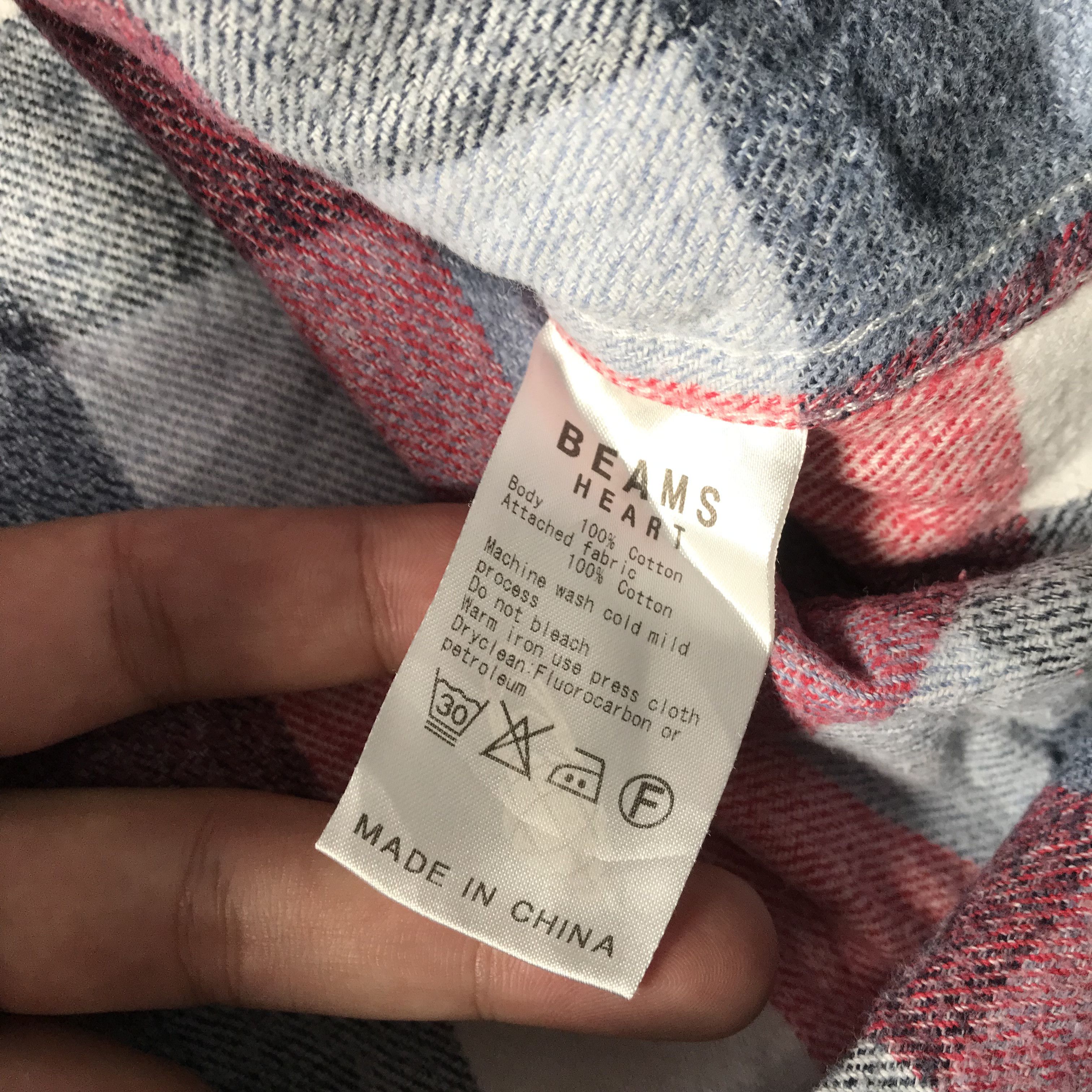 Japanese Brand Beams Heart Flannel Long Sleeves Shirt Size M Tartan Size US L / EU 52-54 / 3 - 10 Thumbnail