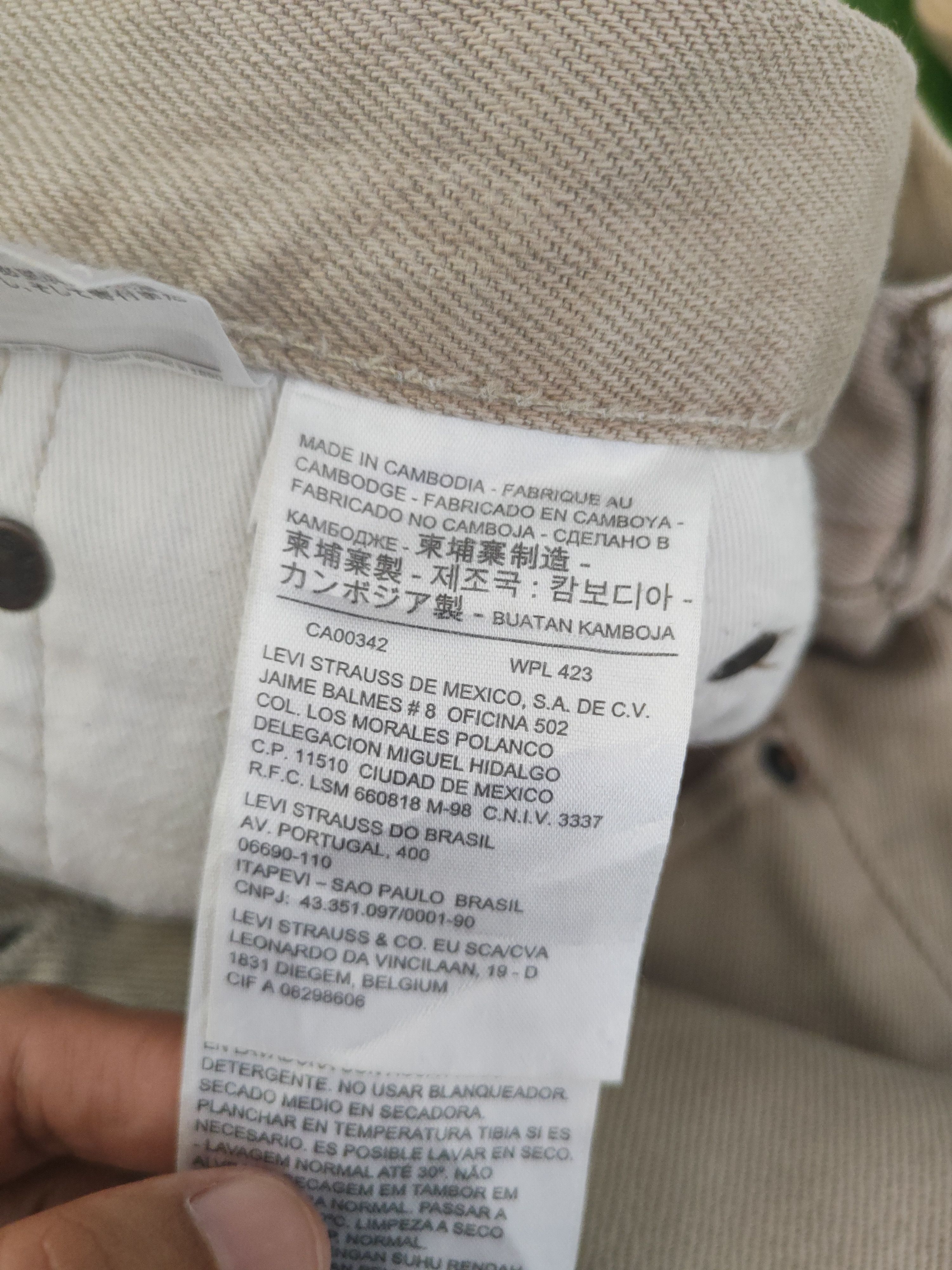 Levi's DL Levi's Beige Multipocket Casual Pants #sp46-284T Size US 31 - 18 Thumbnail