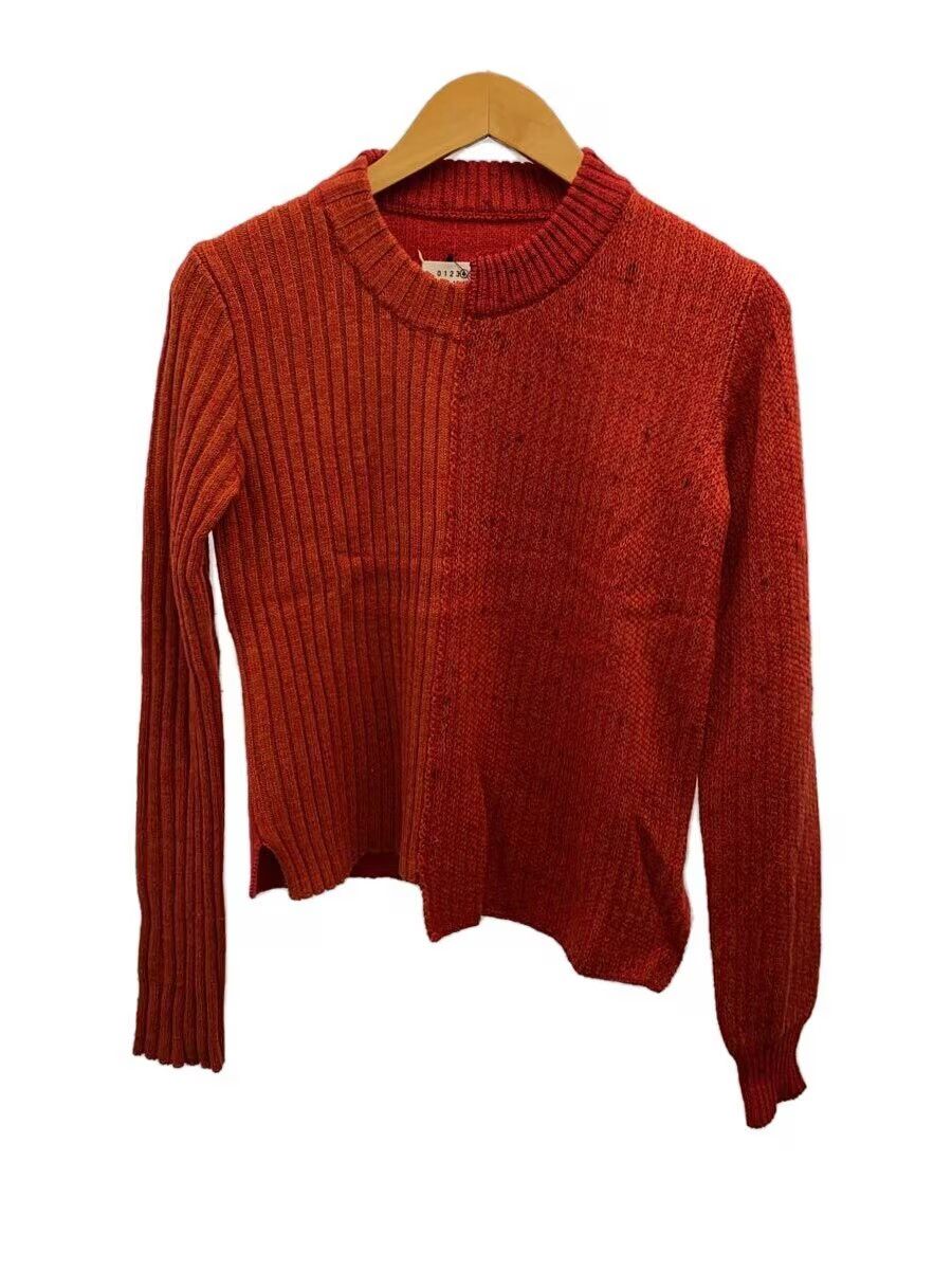 AW17 Reconstructed Ribbed Wool Knit Sweater