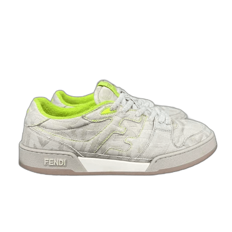 Fendi Fendi Sneakers in Gray with Neon Accents Size US 10 / EU 43 - 1 Thumbnail