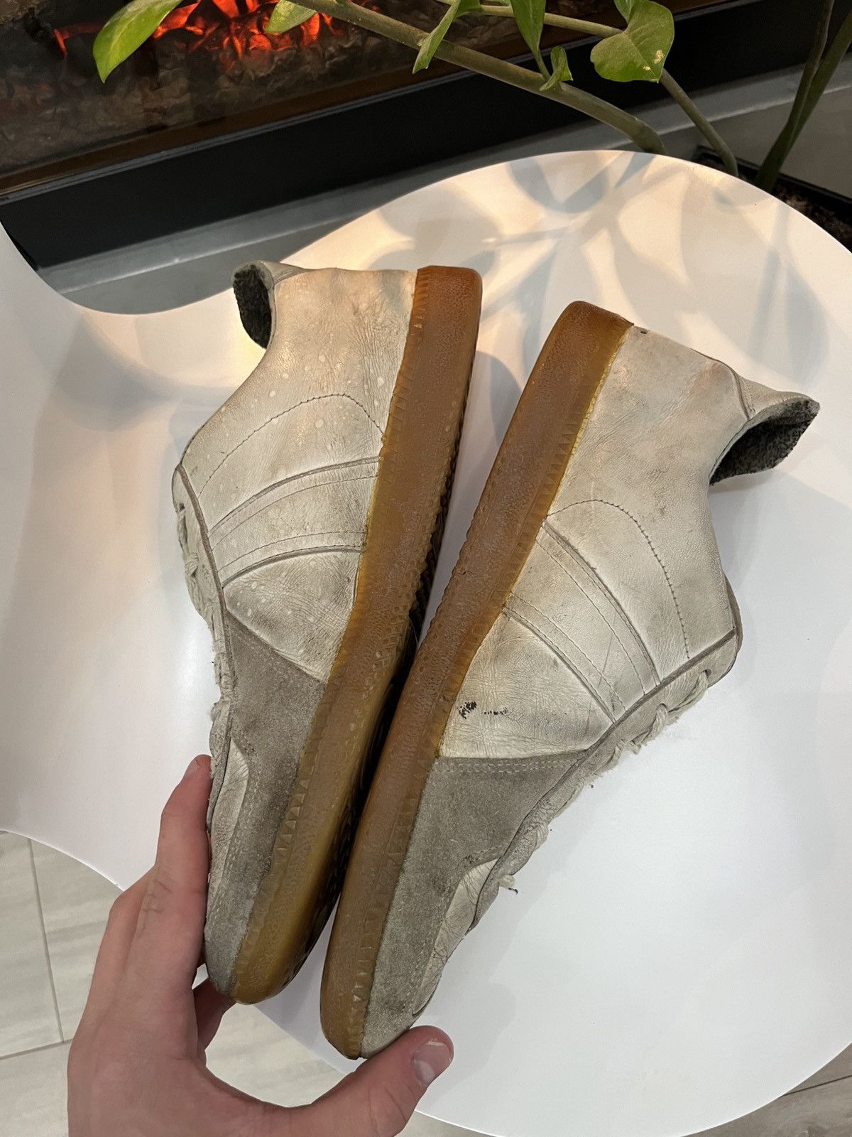 Vintage 🔥THRASHED BW SPORT GAT ARMY SNEAKERS MARGIELA REPLICA VIBE Size US 9.5 / EU 42-43 - 14 Thumbnail