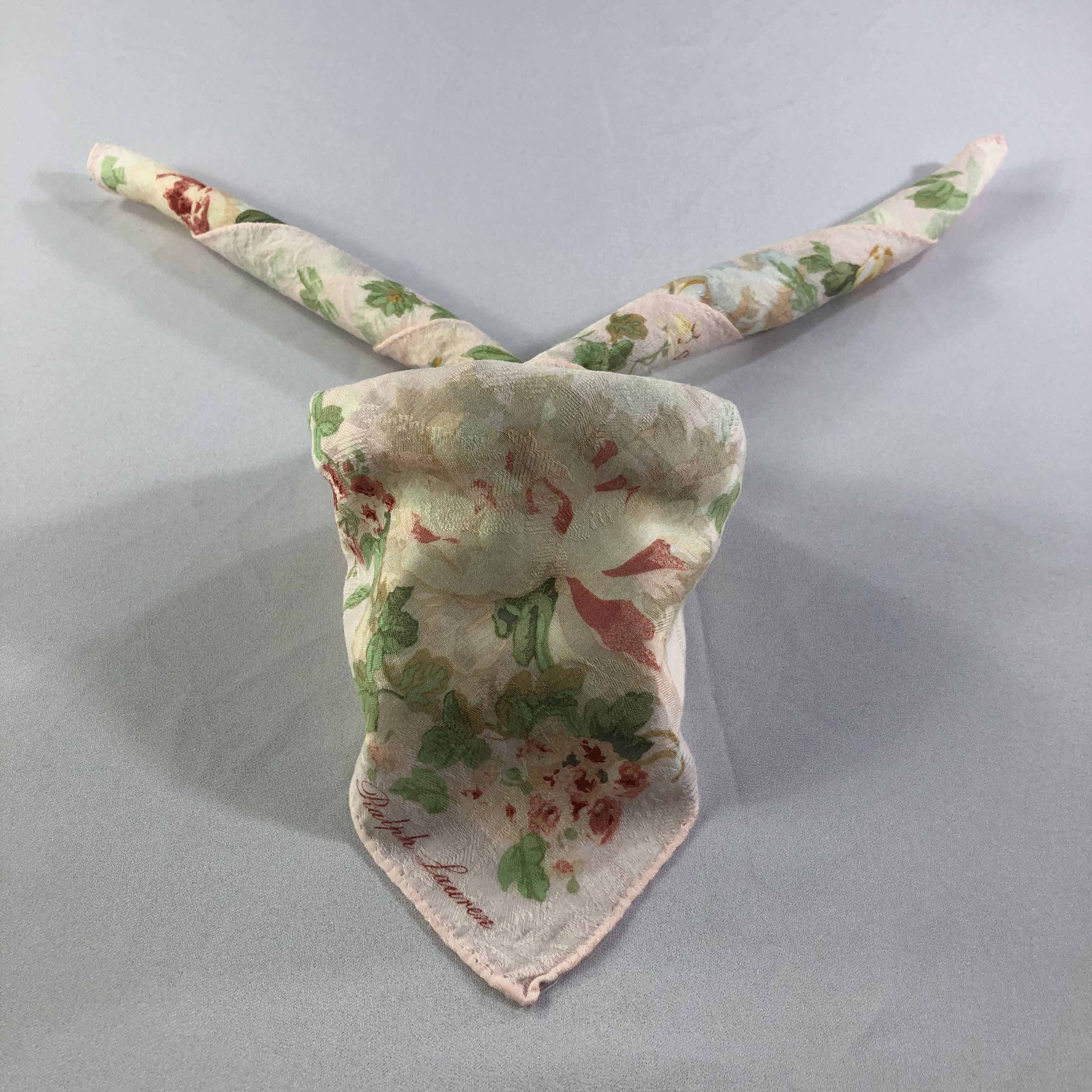 Ralph Lauren Ralph Lauren Floral Handkerchief Neckerchief Bandana H1776 Size ONE SIZE - 2 Thumbnail