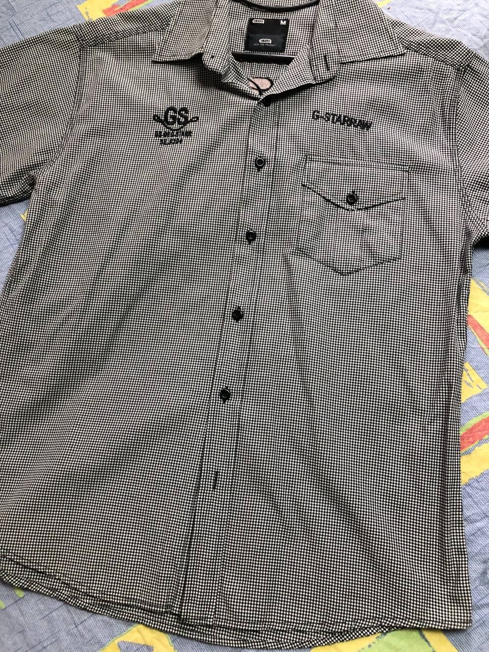 G-Star G Star Raw Vintage Mens Short Sleeve Check Shirt Size US M / EU 48-50 / 2 - 6 Thumbnail