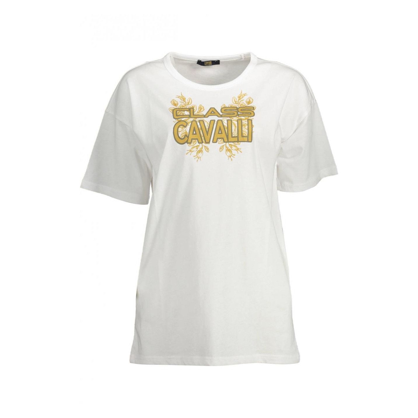 Cavalli Class Cavalli Class Logo Print Cotton T-Shirt Size M Size M / US 6-8 / IT 42-44 - 1 Thumbnail