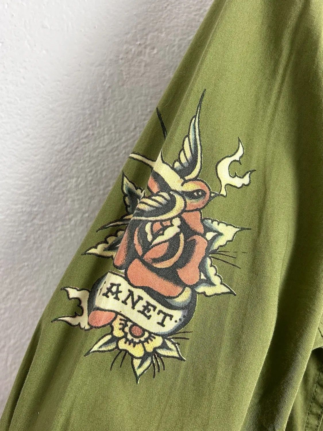 Christian Audigier 00s Vintage Ed Hardy Christian Audigier Y2K Rare Shirt Size L / US 10 / IT 46 - 7 Thumbnail
