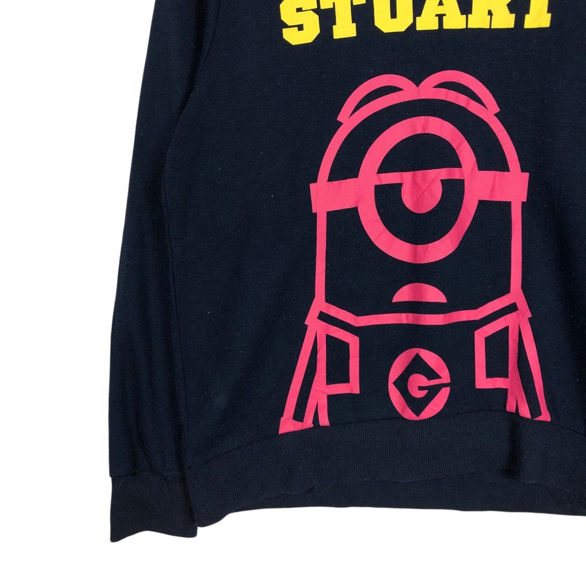 Cartoon Network × Japanese Brand 📌Despicable Minion Made Stuart Sweatshirt Big Logo Size US L / EU 52-54 / 3 - 5 Thumbnail