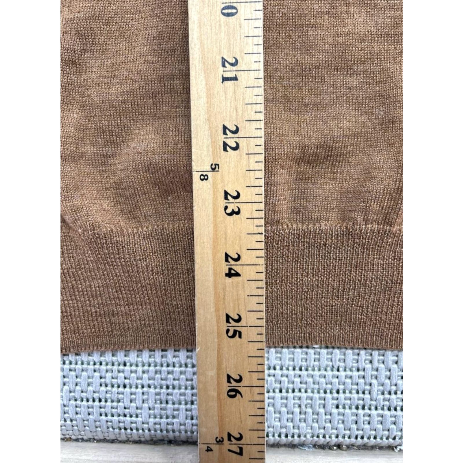 J.Crew J.Crew Sweater Mens Medium Brown Merino Wool Knit Pullover Size US M / EU 48-50 / 2 - 7 Thumbnail