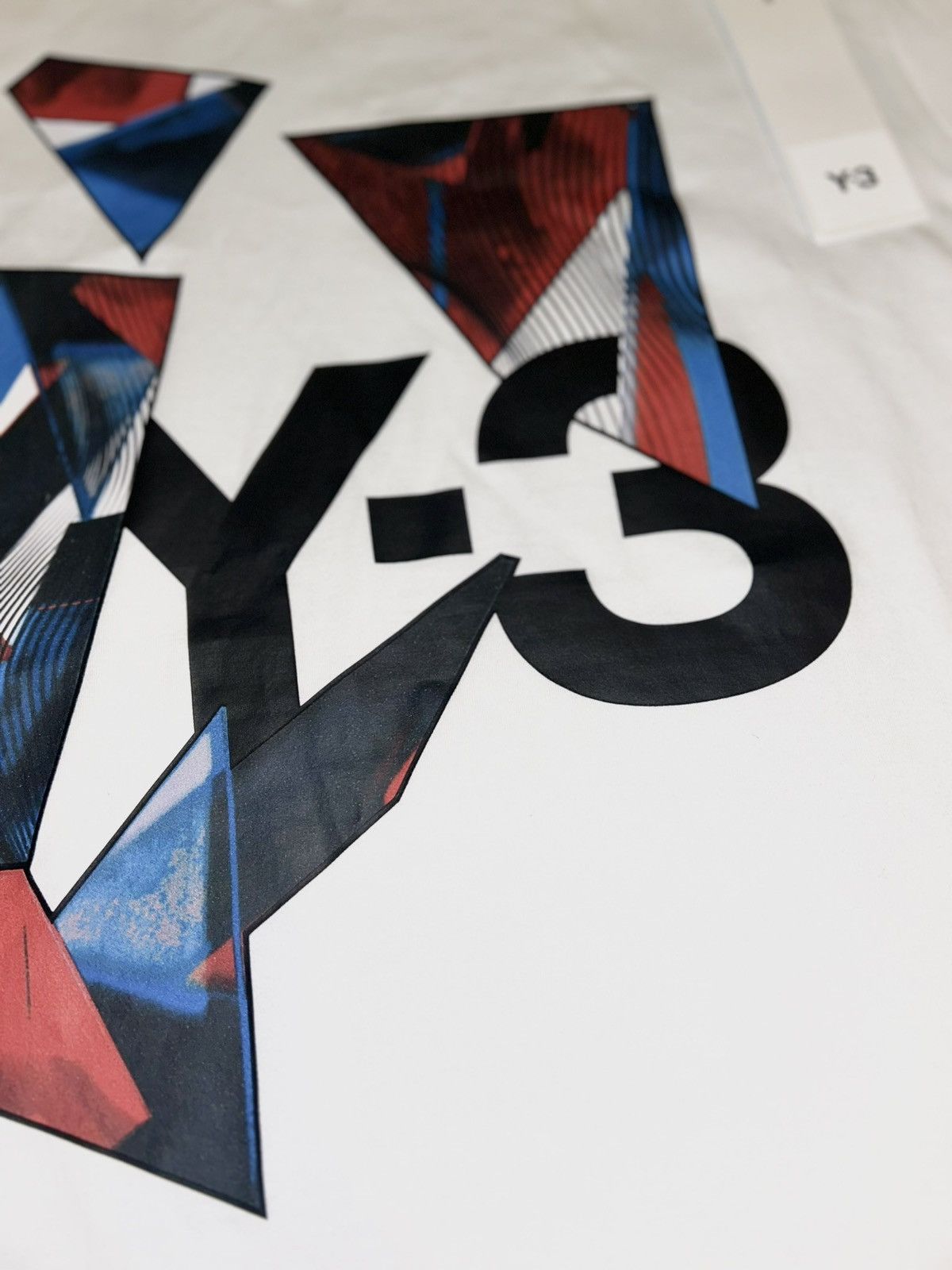 Y-3 Yohji Yamamoto (Y-3) Graphic SS Core White Tee Size US S / EU 44-46 / 1 - 3 Thumbnail