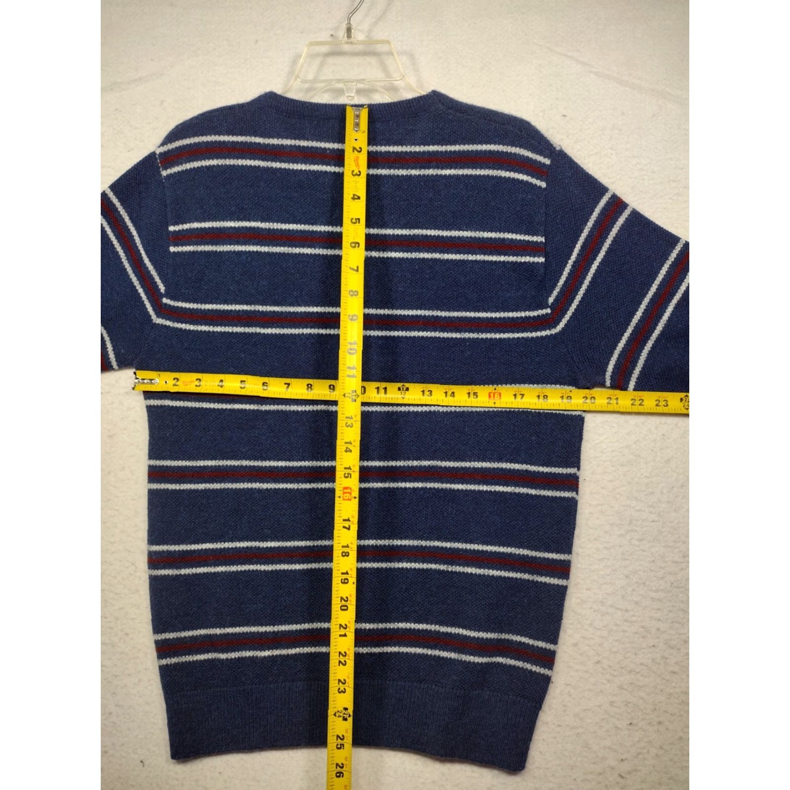 Jantzen VINTAGE Jantzen Sweater Mens Large Knit Striped Gray 90s Crew Neck Pullover Knit Shirt Mens L Size US L / EU 52-54 / 3 - 6 Thumbnail