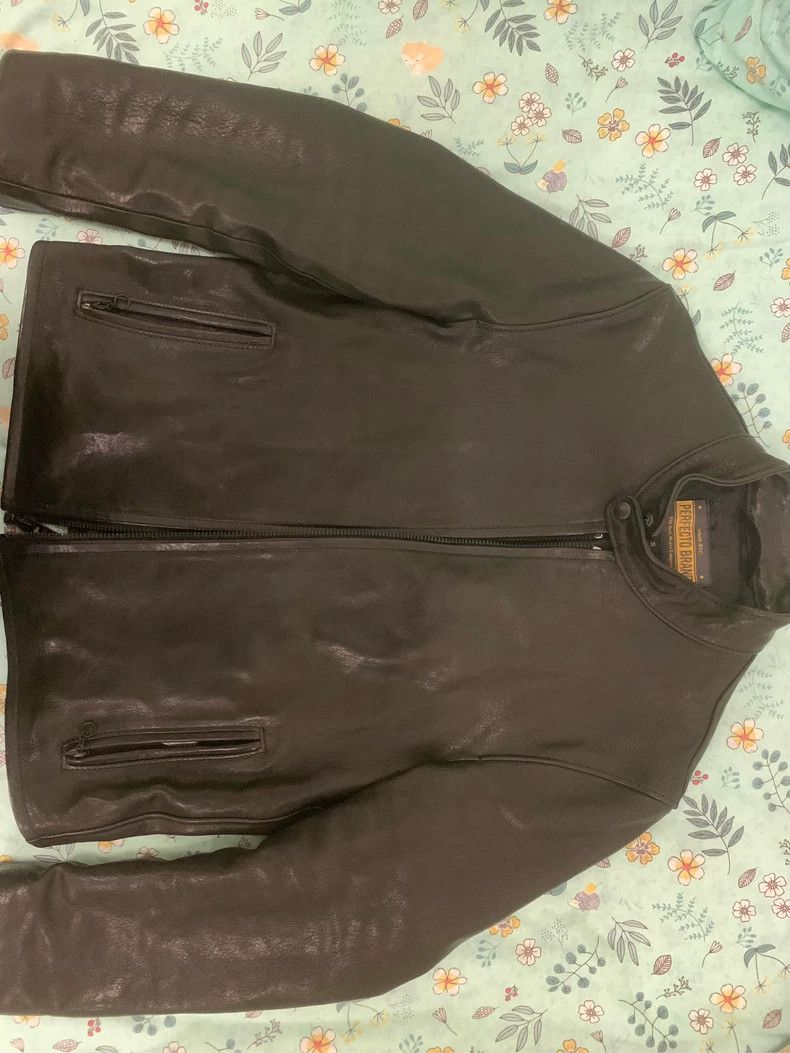 Schott Schott Plant-tanned lambskin coffee knight stands up for t Size US S / EU 44-46 / 1 - 5 Thumbnail